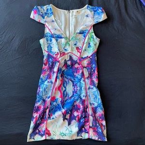 Morning Mist fitted Mini Dress from Australia